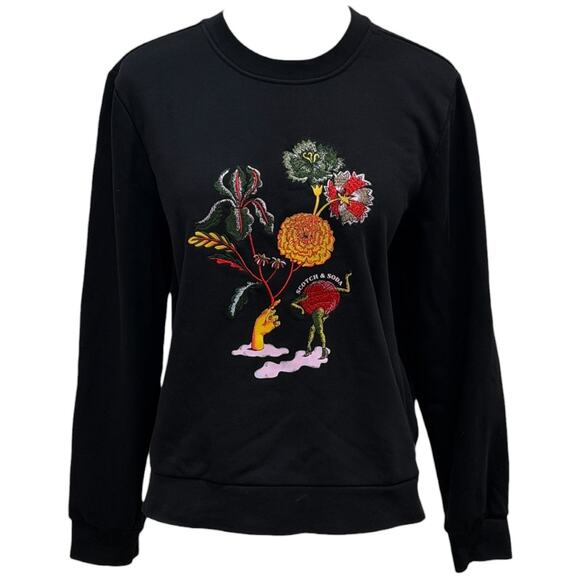 Scotch & Soda Endless Horizons Floral Crewneck Sweater - Picture 2 of 8